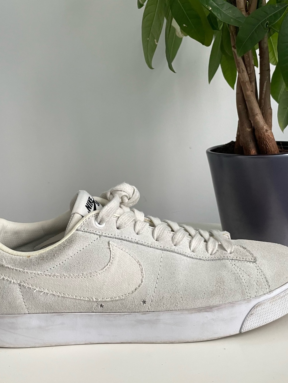 Men Size 11.5 Nike SB Blazer Low GT Summit White Shoes